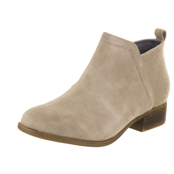 Toms Shoes - Toms Deia Desert Taupe Suede Booties